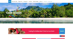Desktop Screenshot of discovercookislands.com